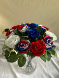 Handmade 250th Ribbon Rose Bouquet