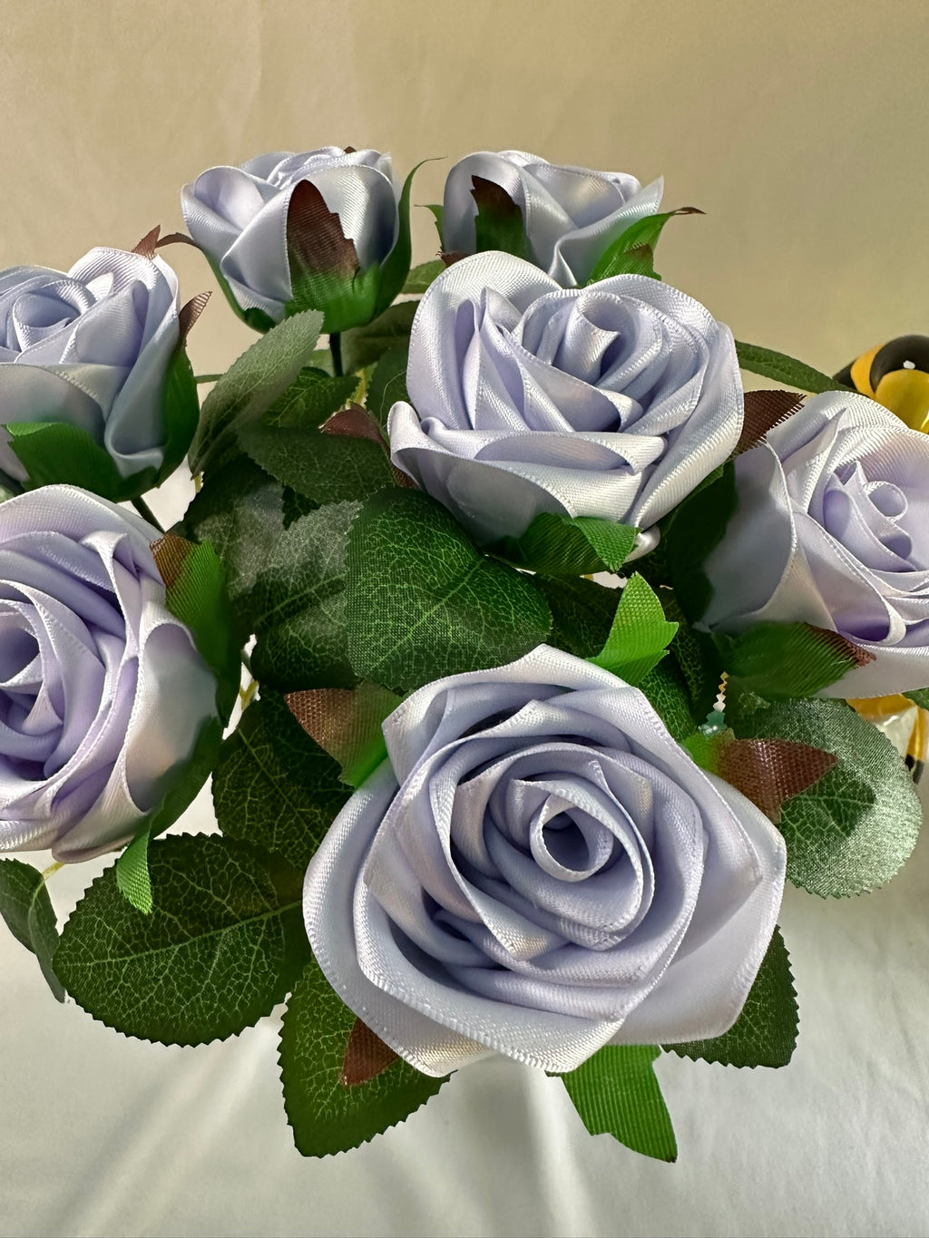 Handmade Satin Ribbon Roses — $3 Each