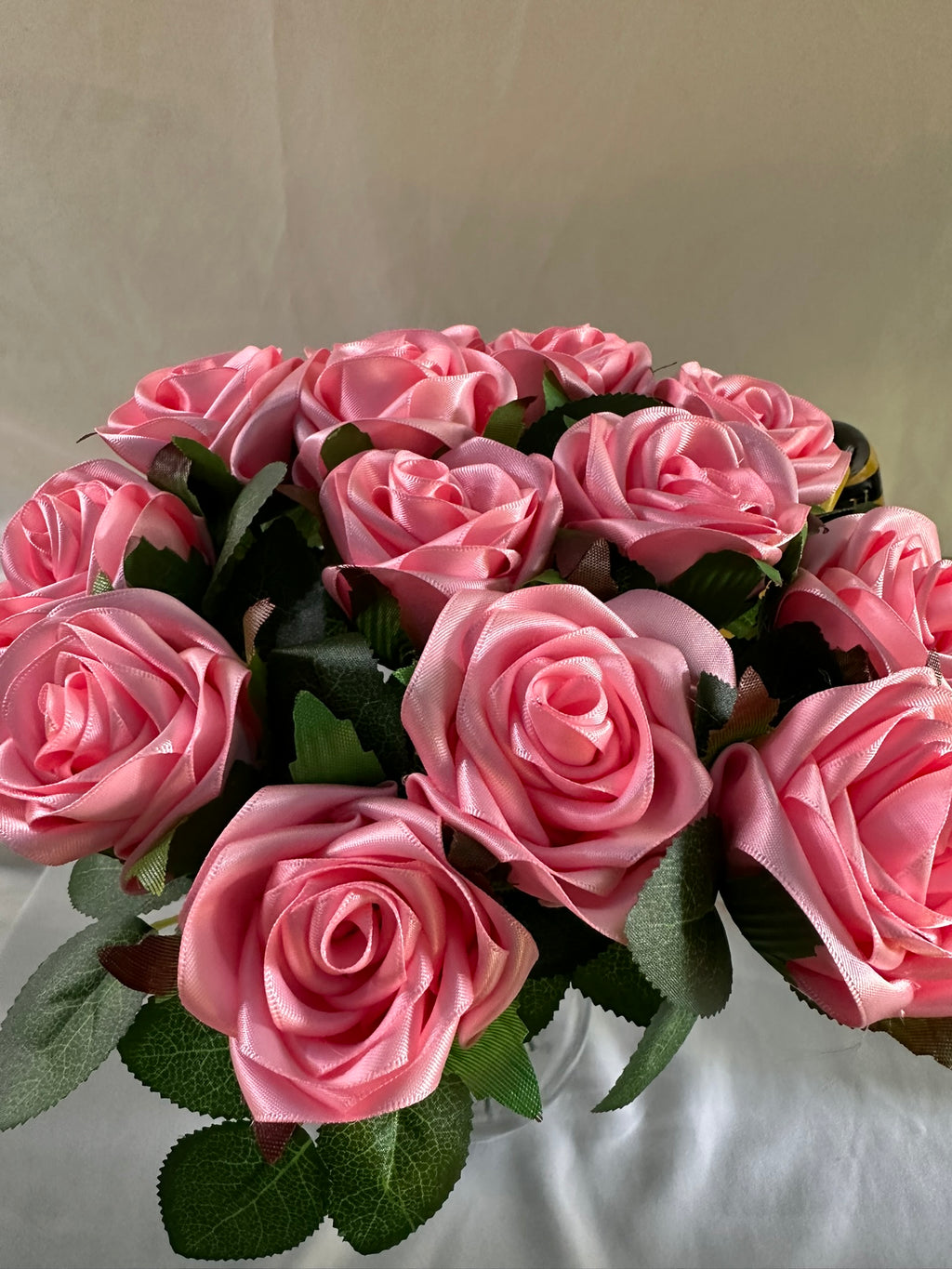 Handmade Satin Ribbon Roses — $3 Each