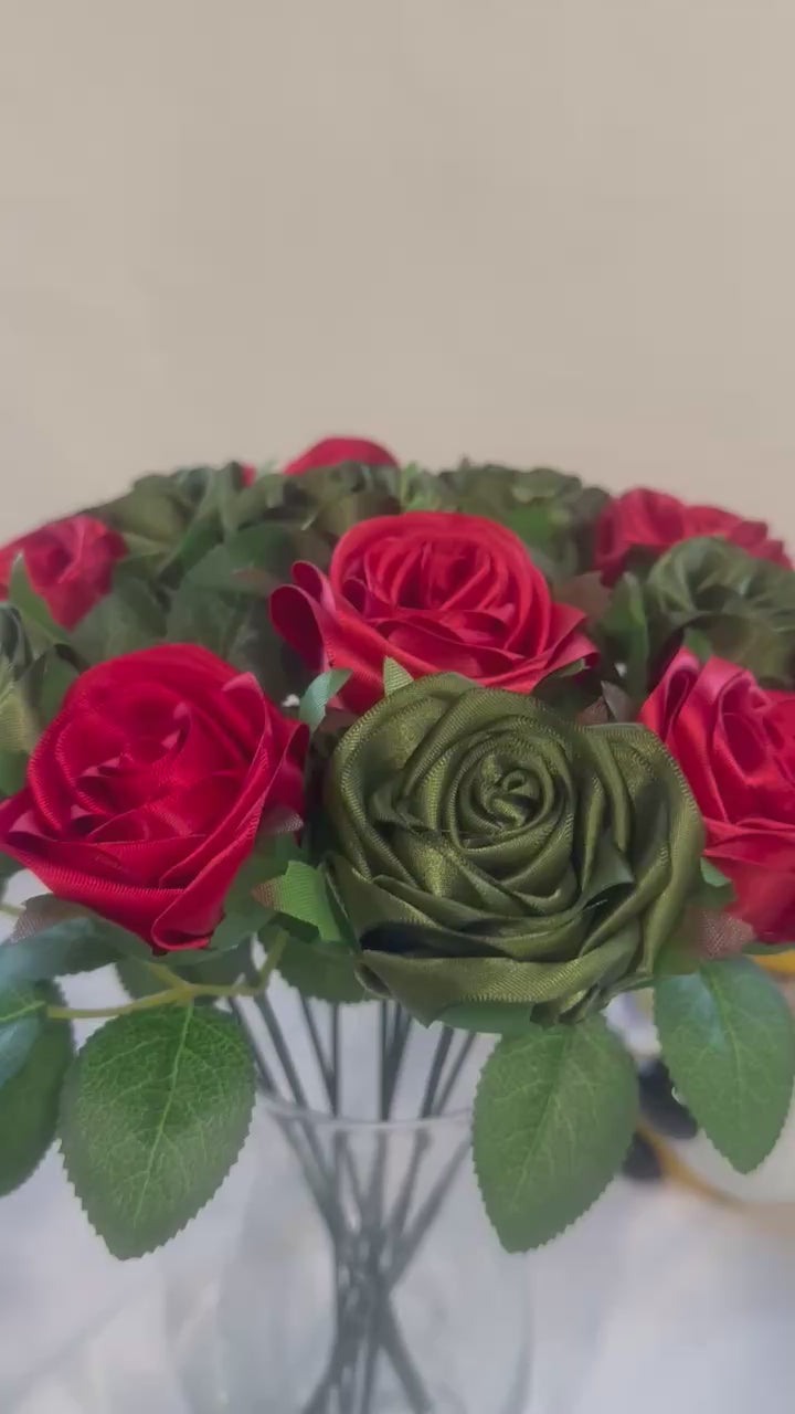 Honey’s Handmade Ribbon Roses